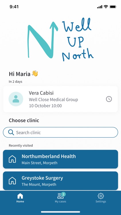 Well Up North App for Patients