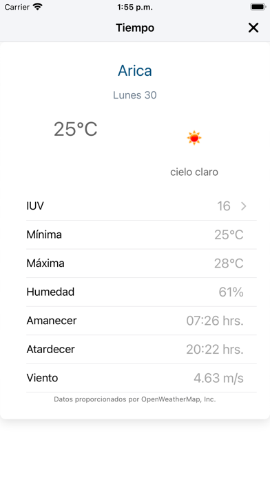 Playas Chile Screenshot