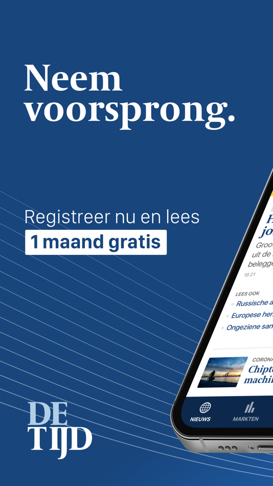 #1. De Tijd (iOS) By: Mediafin