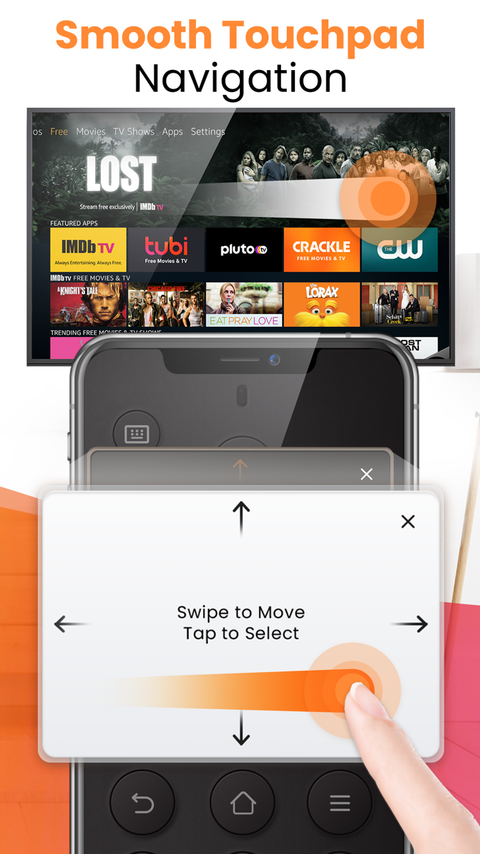 Remote control for FireApp