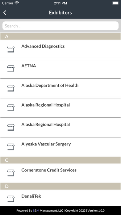 Alaska MGMA Annual Conference Screenshot