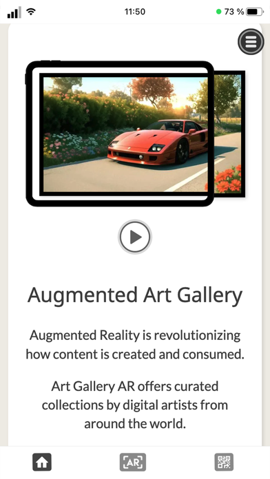 Art Gallery Augmented Reality Screenshot