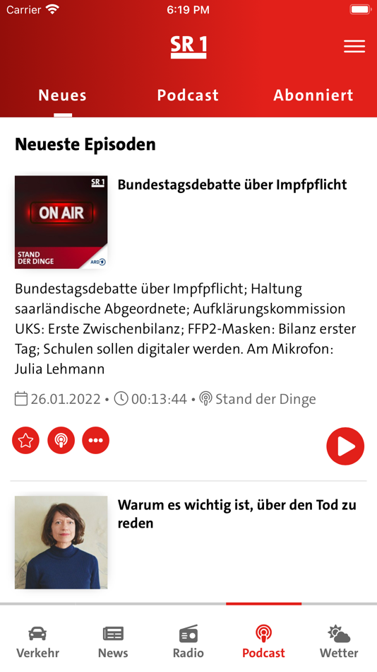 #3. SR 1 (iOS) By: Saarlaendischer Rundfunk