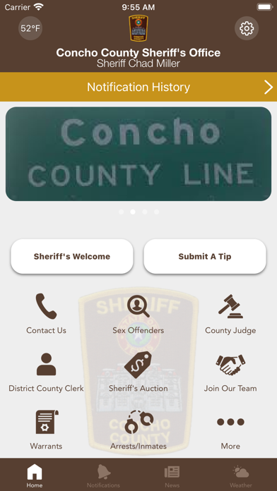Concho County Sheriff Screenshot