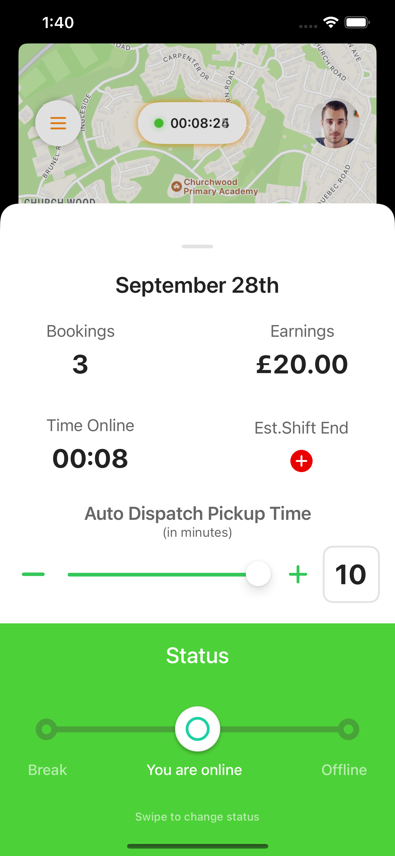 EVO Driver App