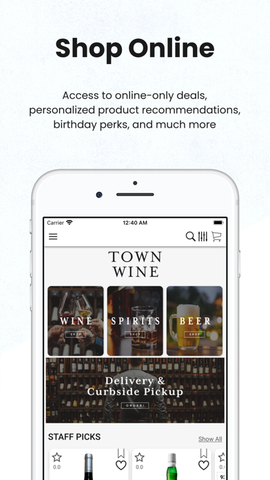 Town Wine & Spirits Screenshot
