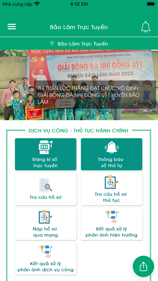 #1. Bảo Lâm Trực Tuyến (iOS) 由: Van Phong HDND & UBND Thanh Pho Bao Loc