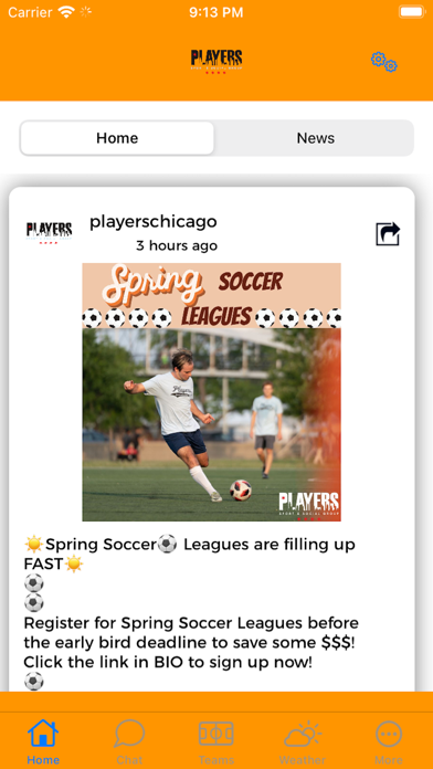 Players Sports Chicago Screenshot 1 - AppWisp.com Players Sports Chicago Screenshot 1 - AppWisp.com