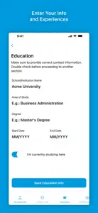 PDF Resume Creator screenshot #3 for iPhone