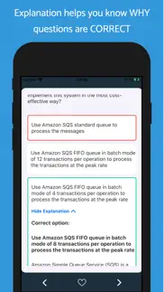 aws sap-c02 exam 2024 iphone screenshot 2