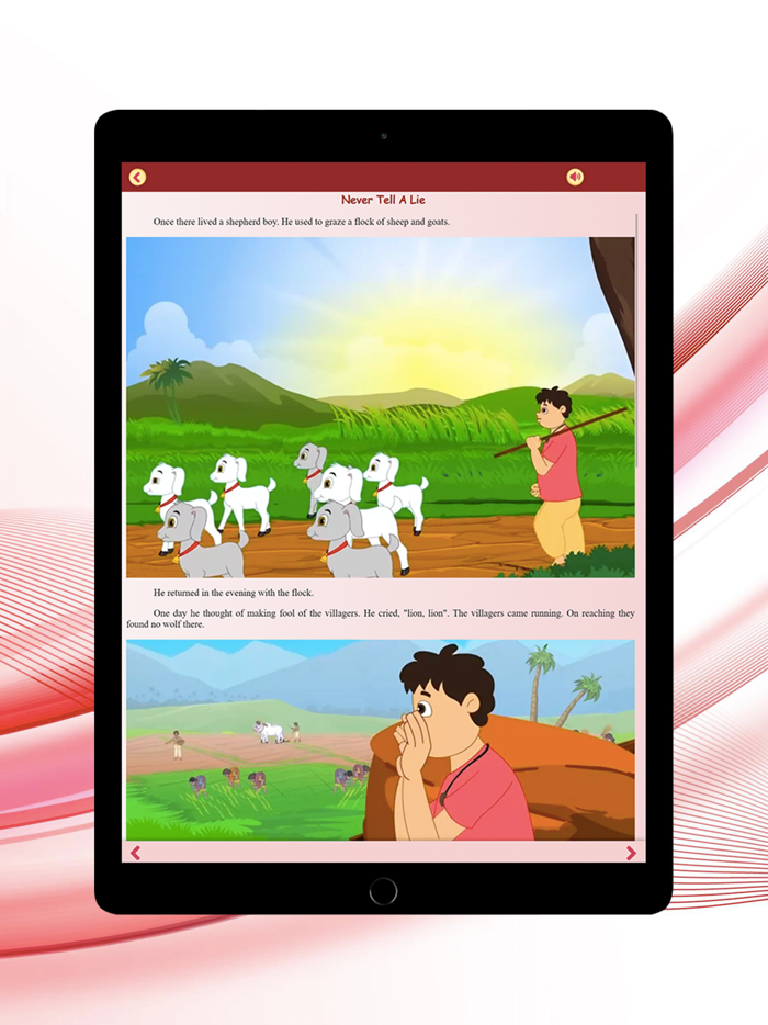 English story with real voice