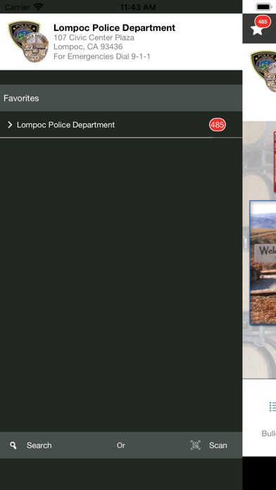 Lompoc Police Department Screenshot