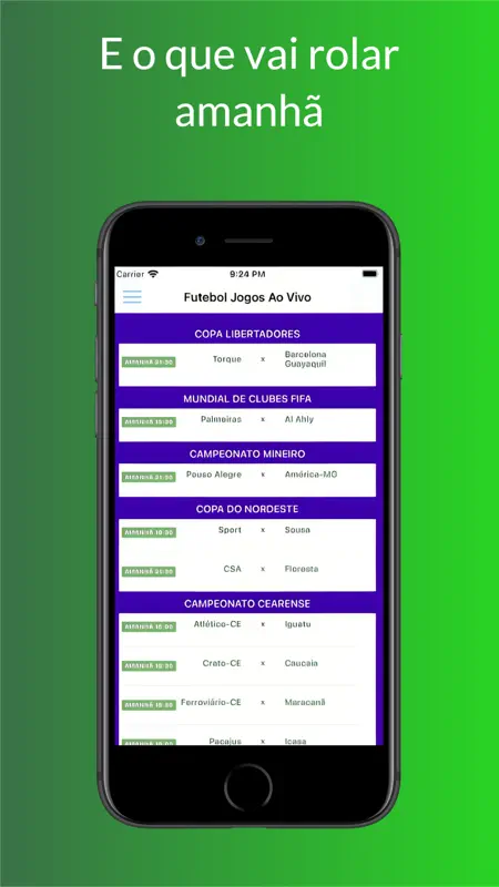 Futebol Jogos Ao Vivo screenshot 5 of 10