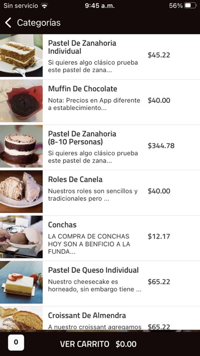 Honore Panaderia Screenshot