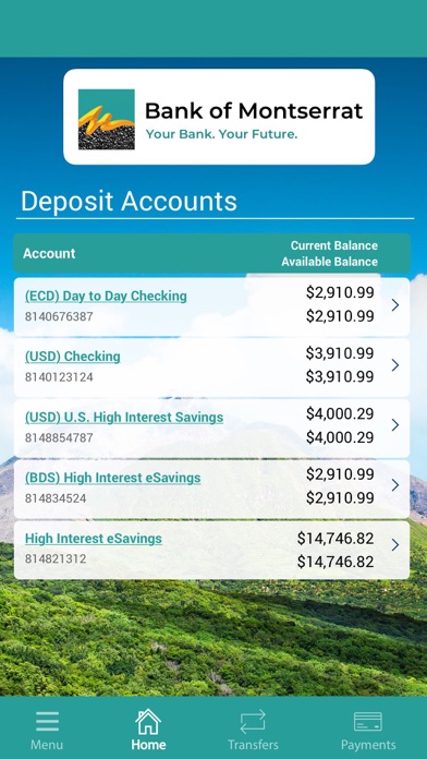Bank of Montserrat Screenshot
