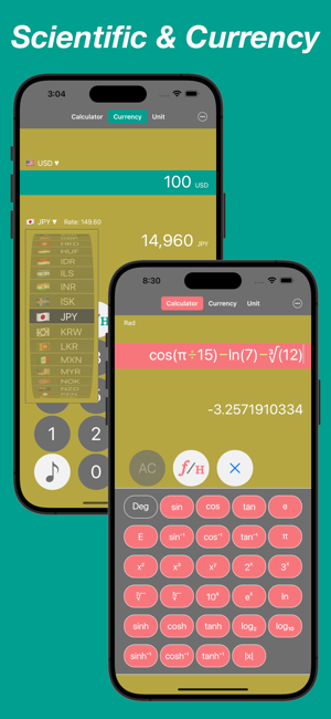 ‎Calculator - Currency - Screenshot ng Unit