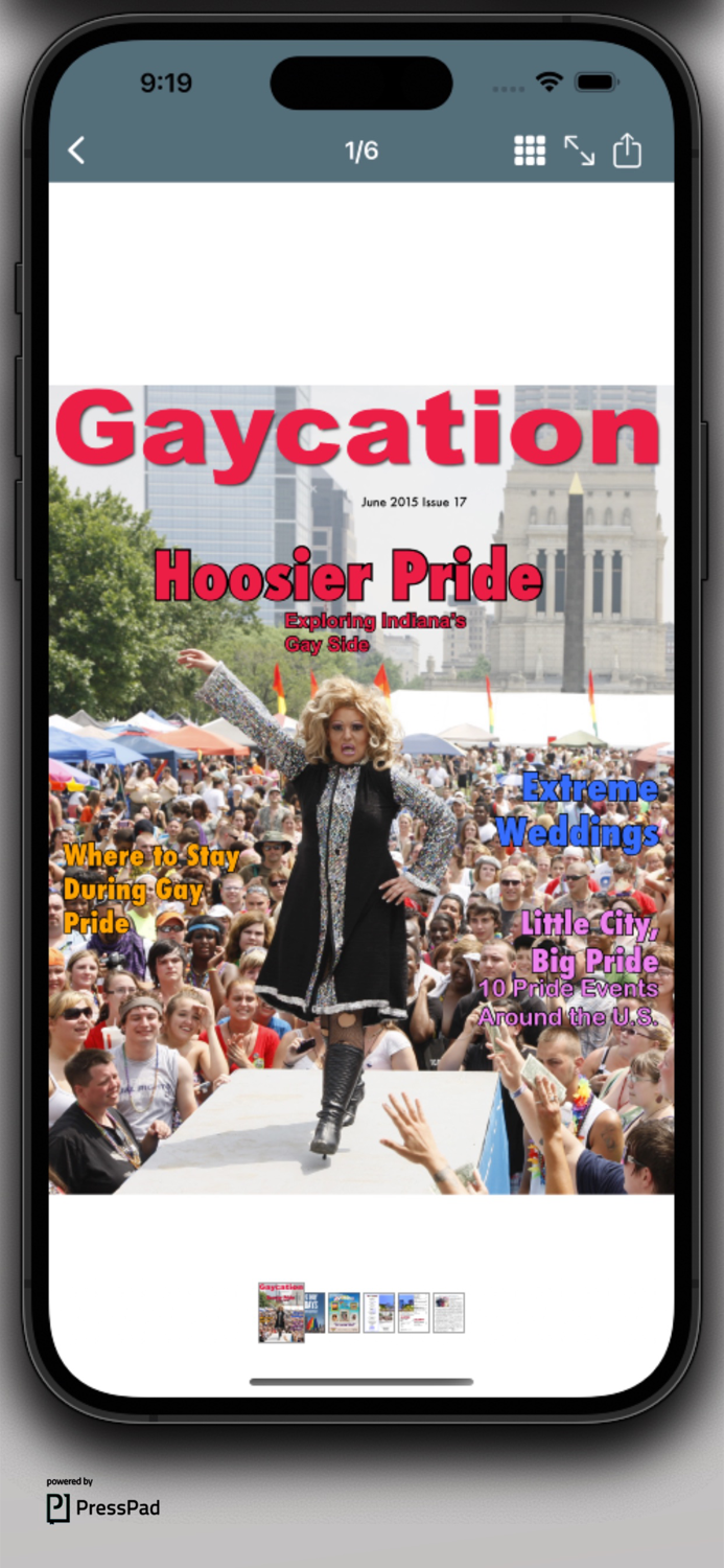Gaycation magazine