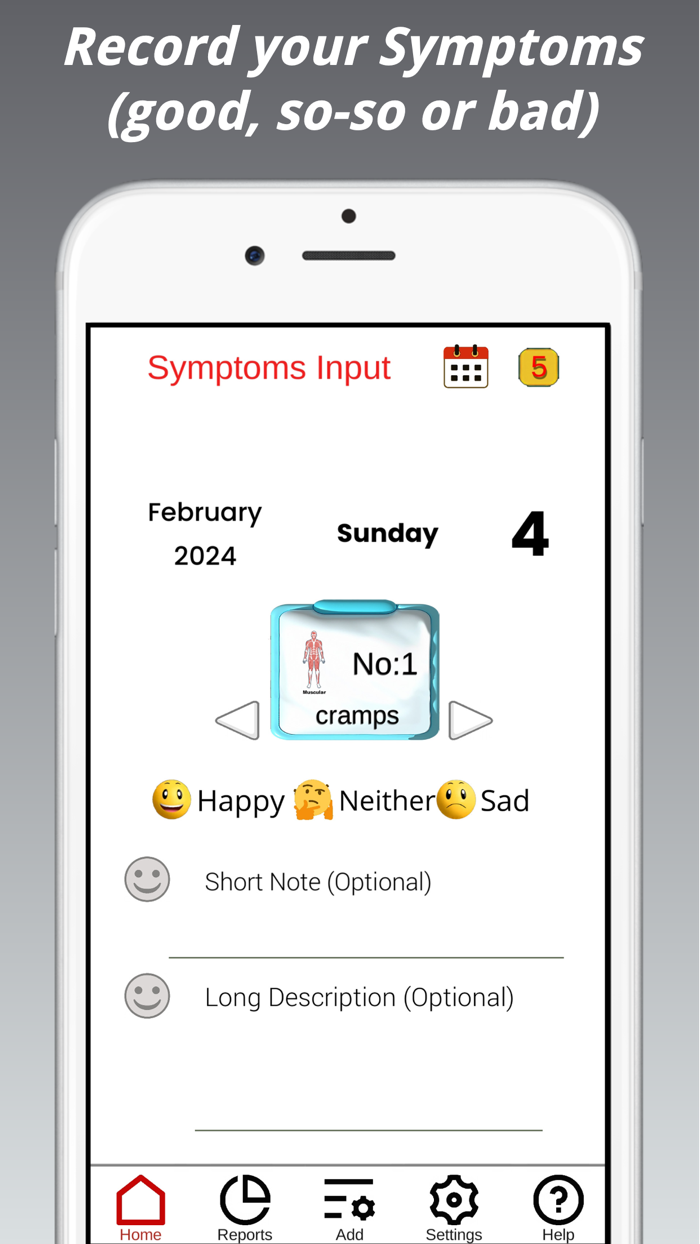 Symptoms  Activities Tracker