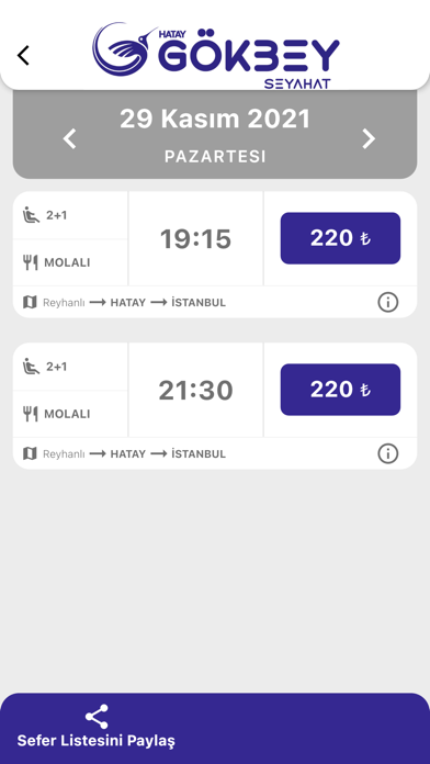 Hatay Gökbey Seyahat Screenshot