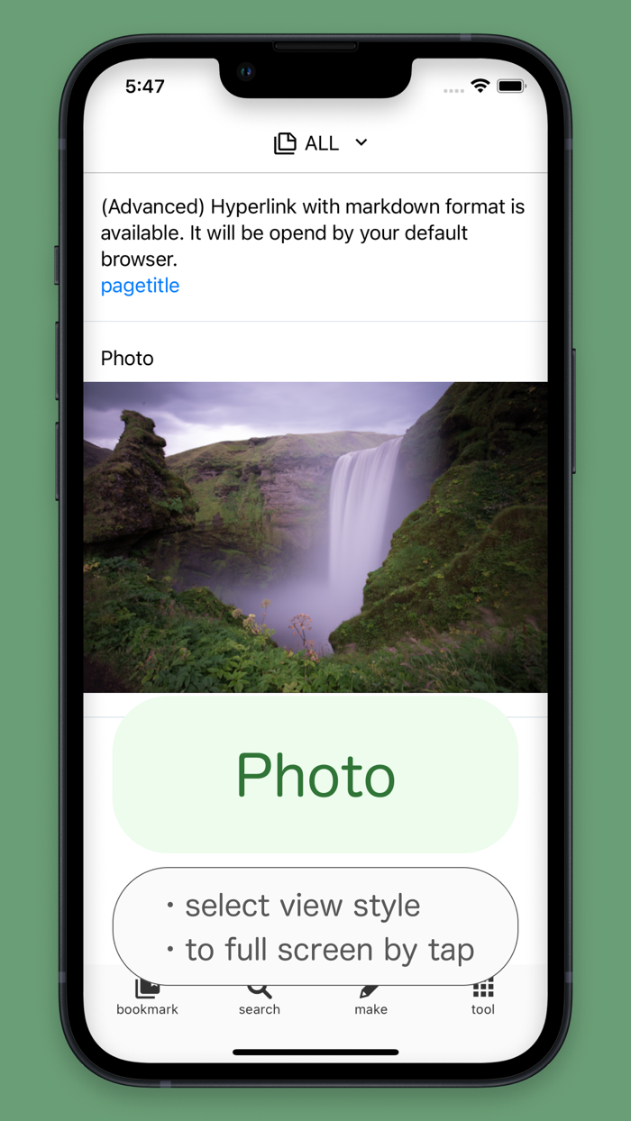 Roamee - many Notes and Tags