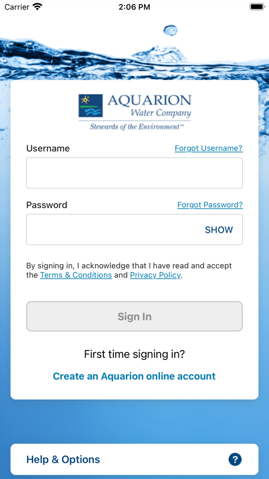 #1. Aquarion (iOS) Av: KUBRA Data Transfer
