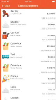 be rich ! - expense manager iphone screenshot 3