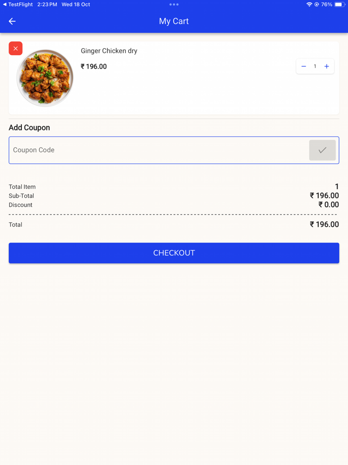 box food online delivery app