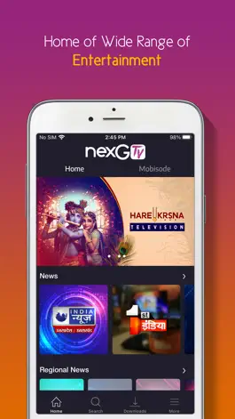 Game screenshot nexGTv:Live TV,Movies,Videos mod apk