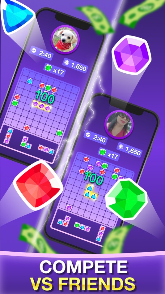 #3. Jewel Bash - Block Puzzle (iOS) 由: NanoGlitch LTD