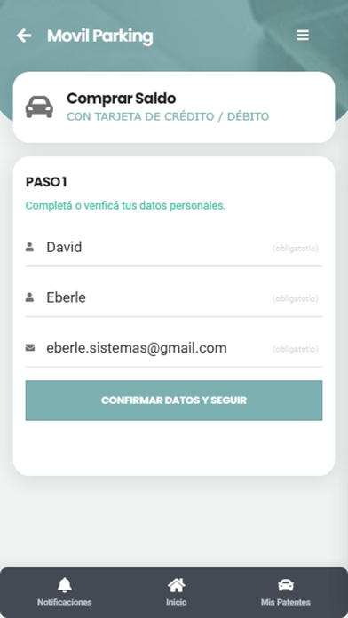 MovilParking Esperanza Screenshot