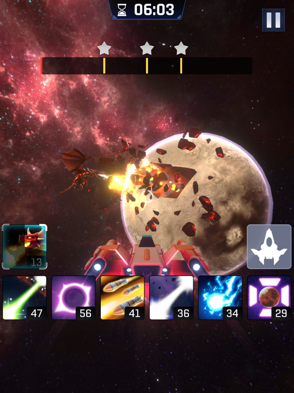 Galaxy Smash Planet Simulator iPad screenshot 4 - Games app