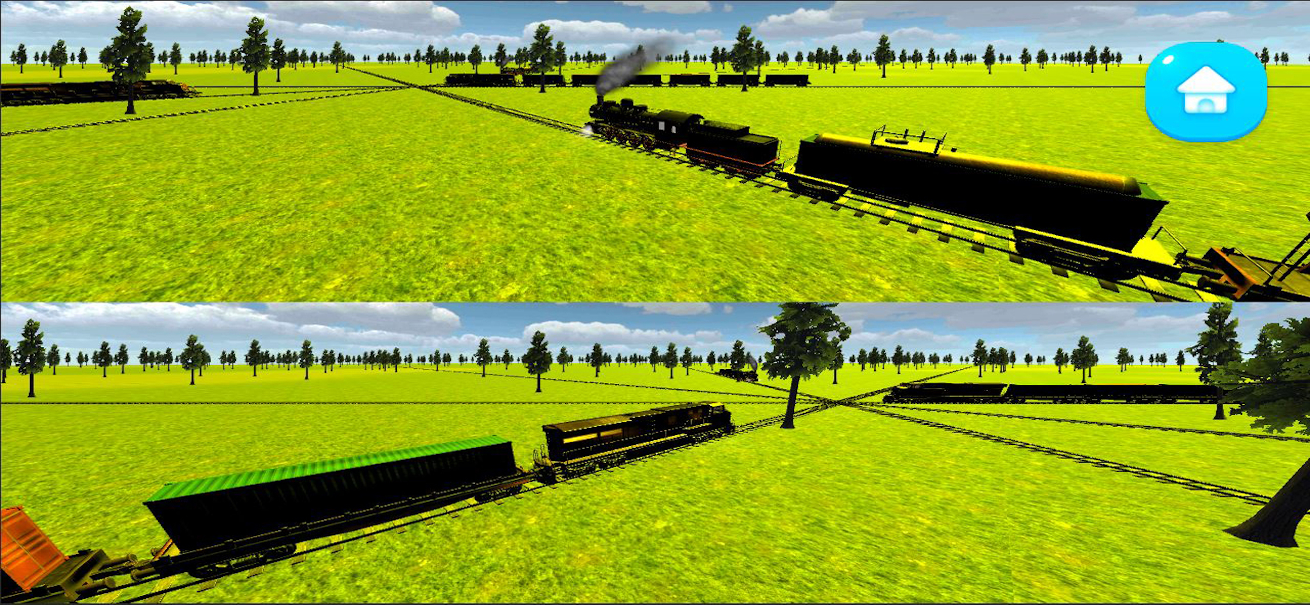 Crash of Trains Railroad Sim screenshot 5
