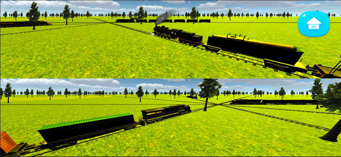 Crash of Trains Railroad Sim