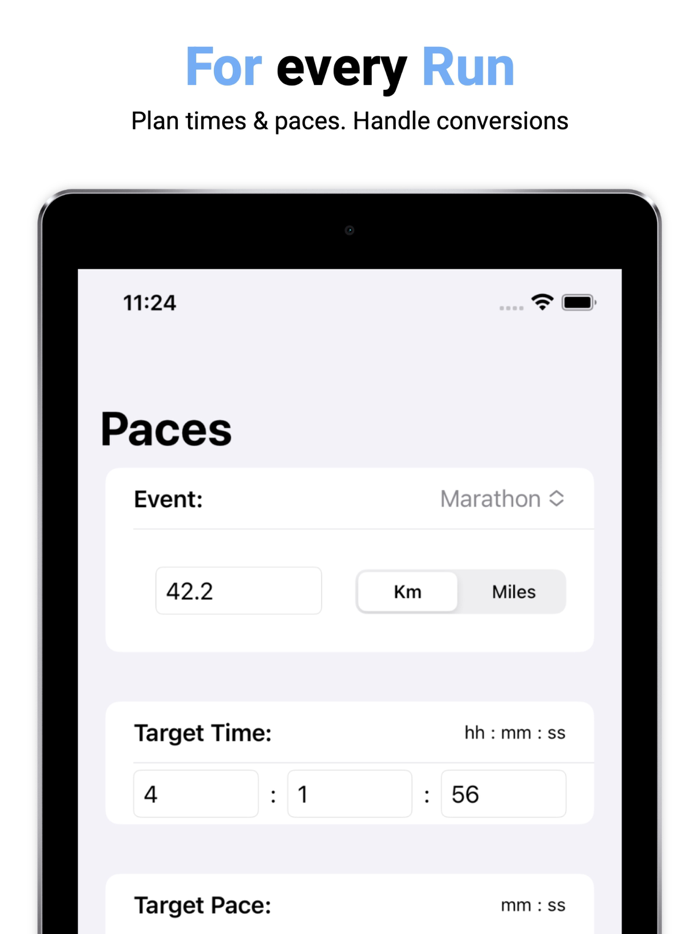 Run Pace Calc