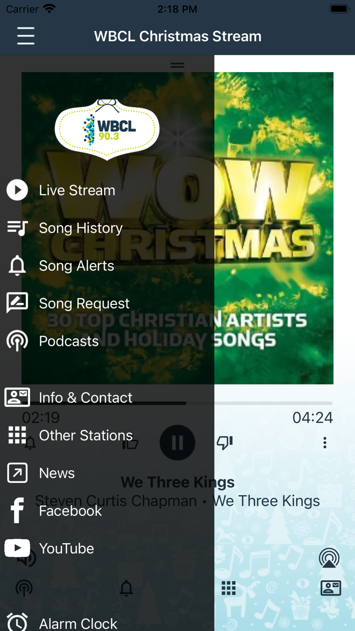 WBCL Christmas Stream