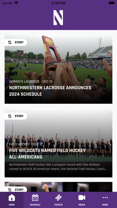 Northwestern Wildcats Screenshot
