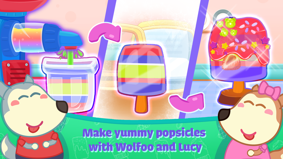 #3. Wolfoo Ice Cream Shop: Dessert (iOS) بواسطة: WOLFOO LLC