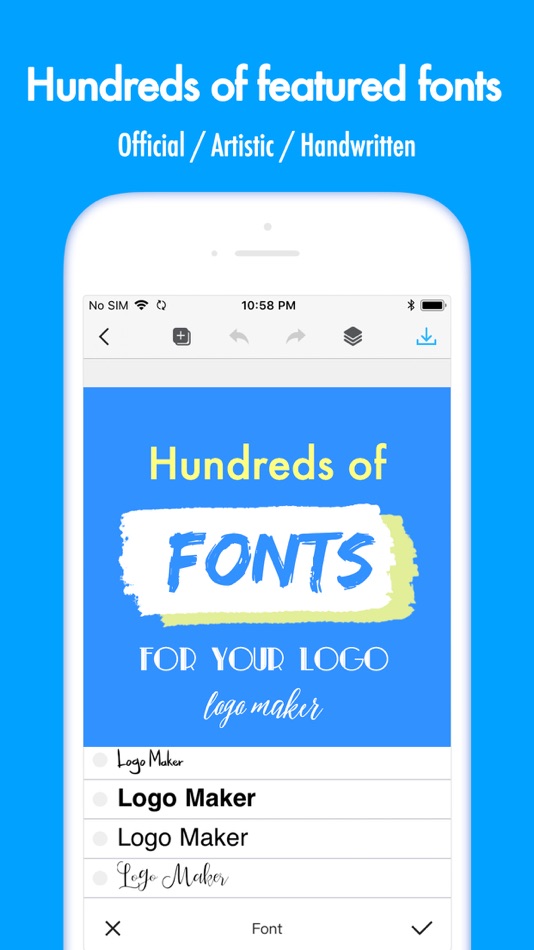 #4. Logo Maker & graphic design (iOS) By: 思汝 胡