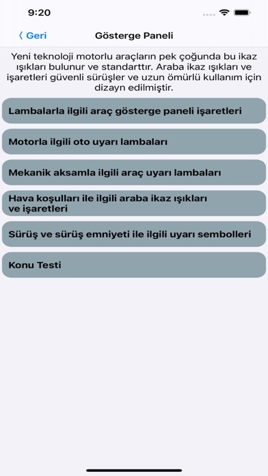 Sürüş ve Ehliyet Rehberi Screenshot