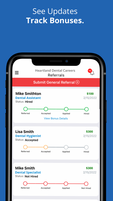 Heartland Dental Referrals Screenshot