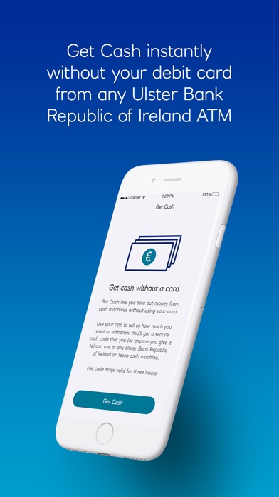 Ulster Bank RI Mobile Banking Screenshot