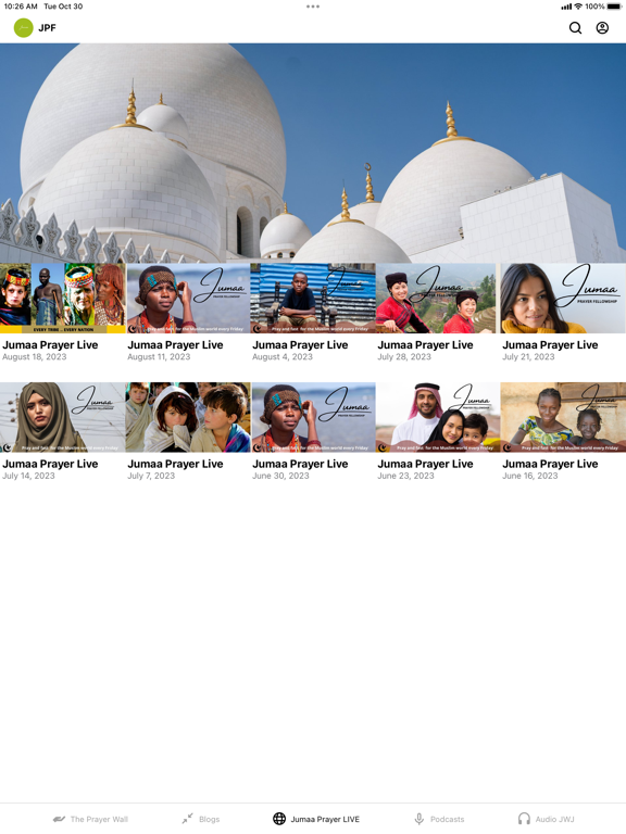 Jumaa Prayer Fellowship iPad screenshot 3 - Lifestyle app