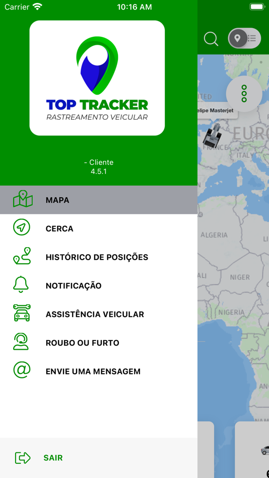 #5. Top Tracker (iOS) Podle: Azul Tecnologia