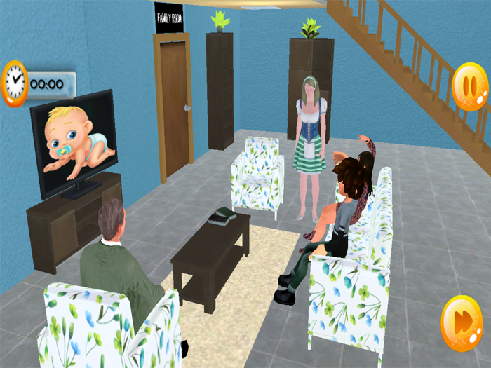 Real Mother Happy Dad life Sim