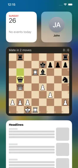 Game screenshot Chess Widget apk