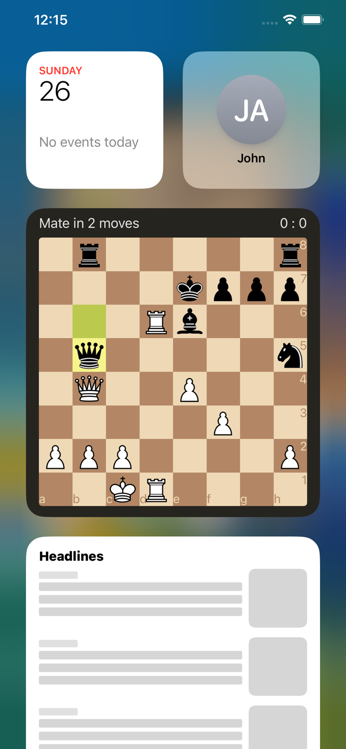Chess Widget