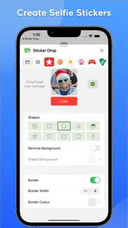 sticker drop maker studio iphone screenshot 3