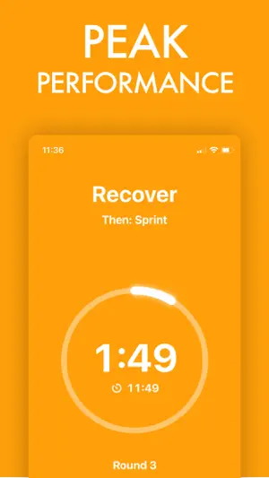 Running Interval Timer Tracker screenshot 2