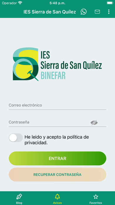 IES Sierra de San Quílez Screenshot