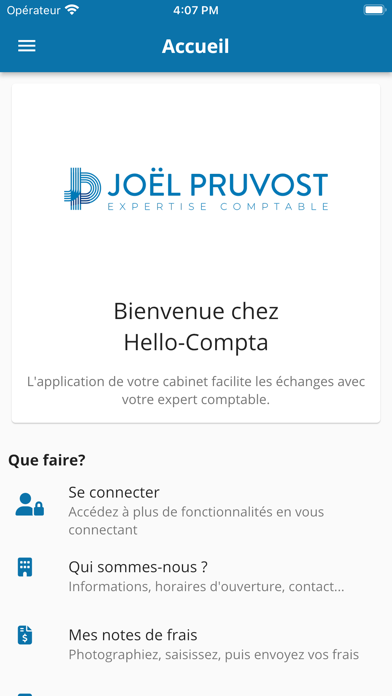 Cabinet comptable Joël Pruvost Screenshot